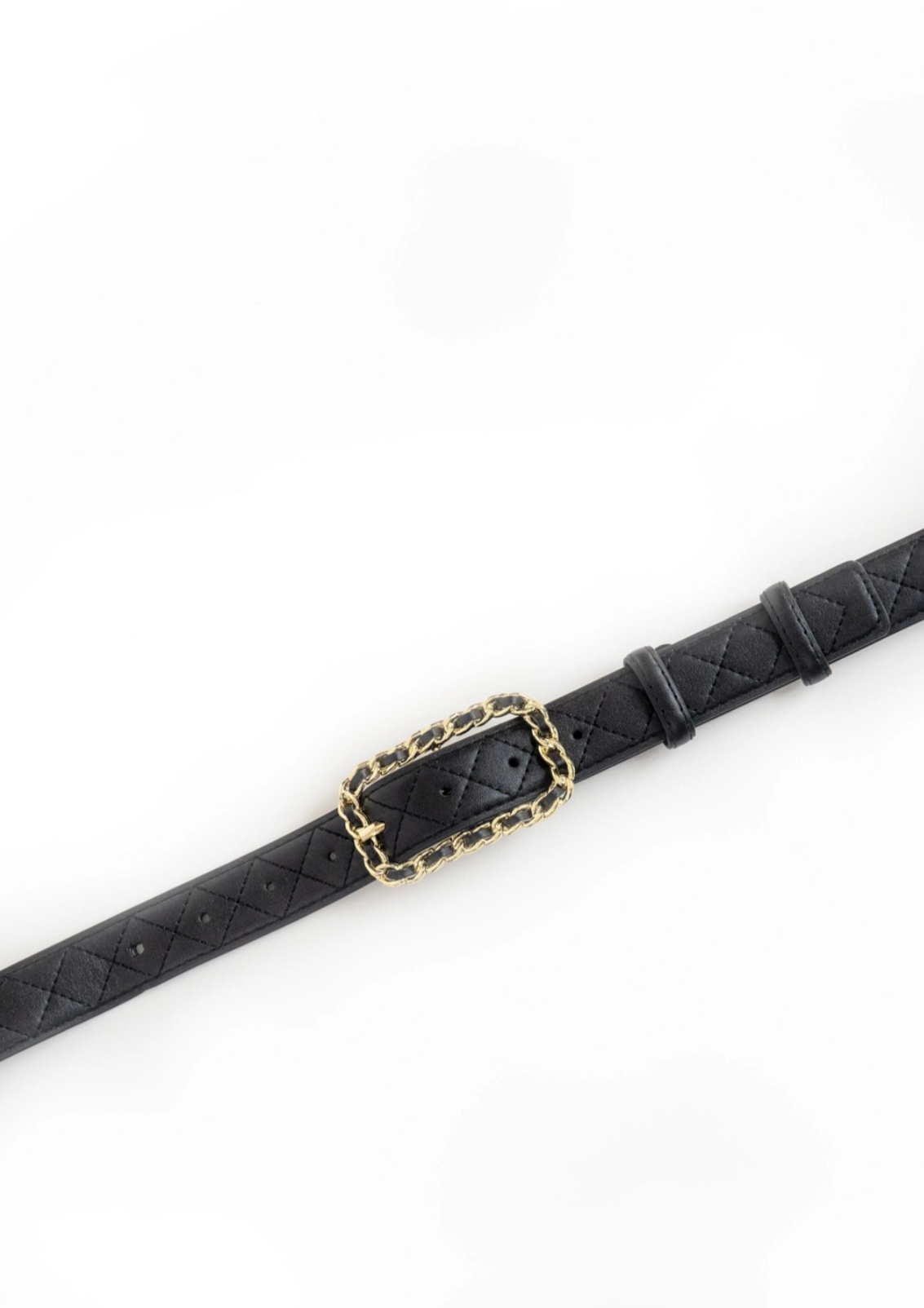 Quilted Chain Belt