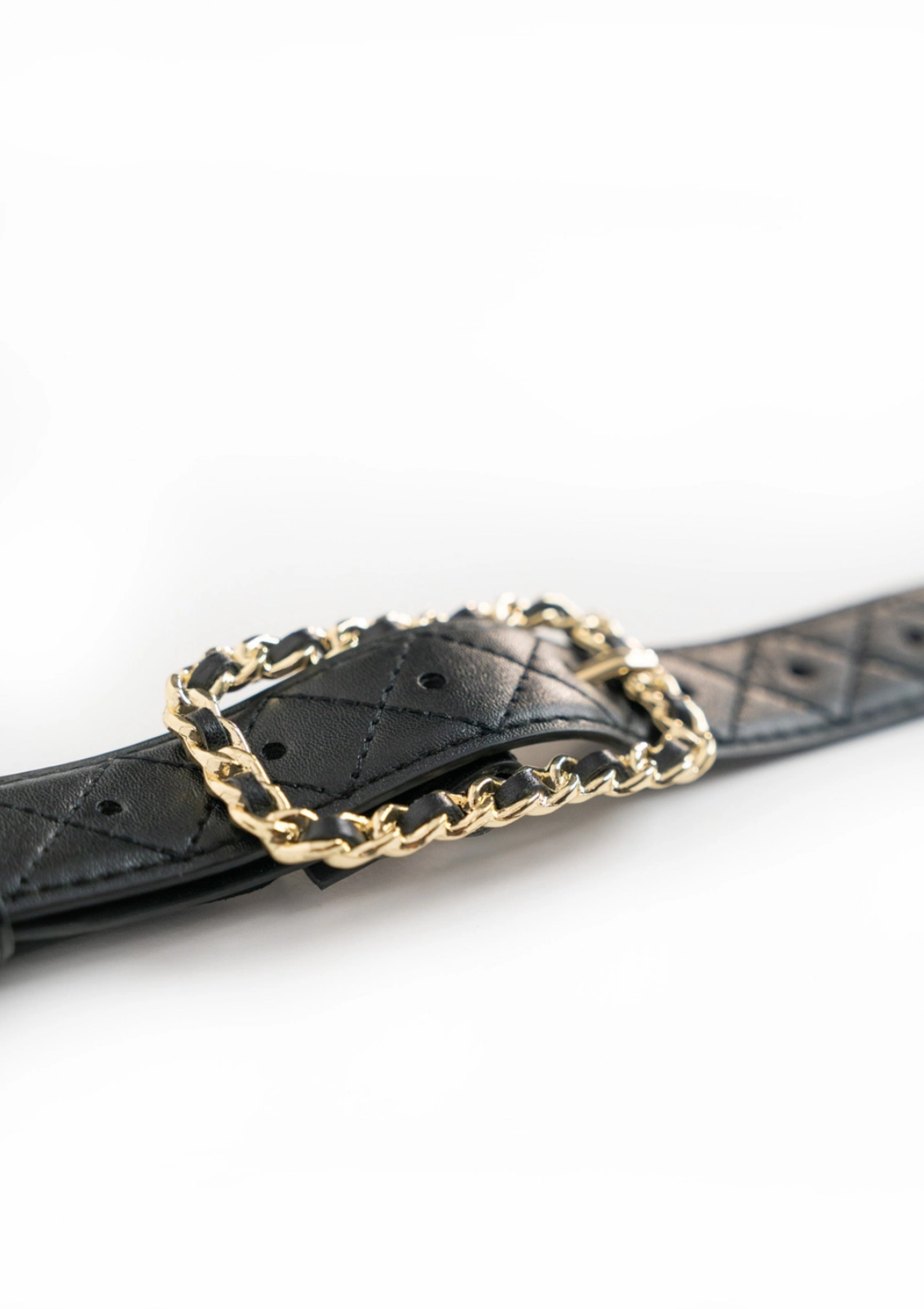 Quilted Chain Belt