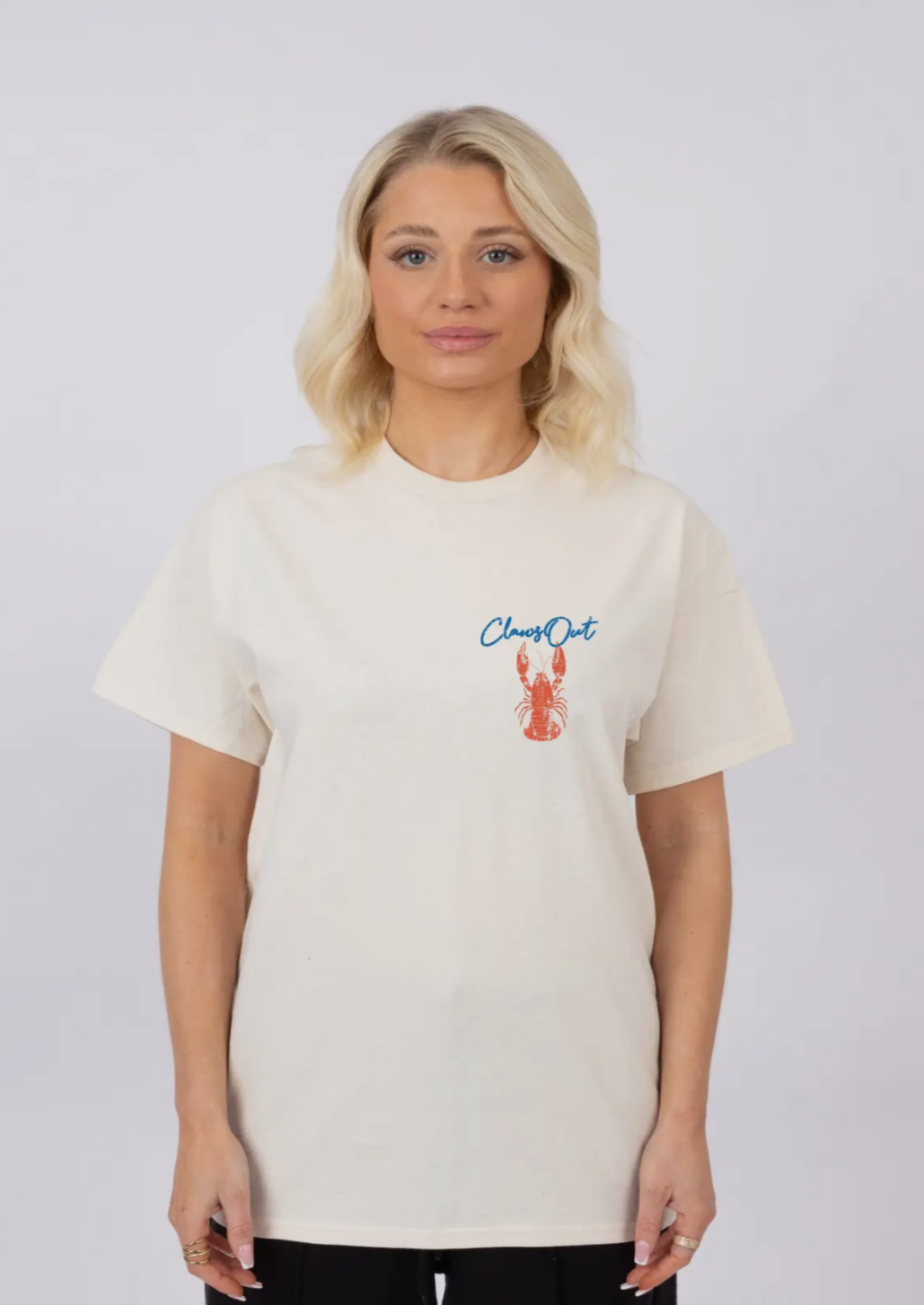 Claws Out Seafood Printed T Shirt