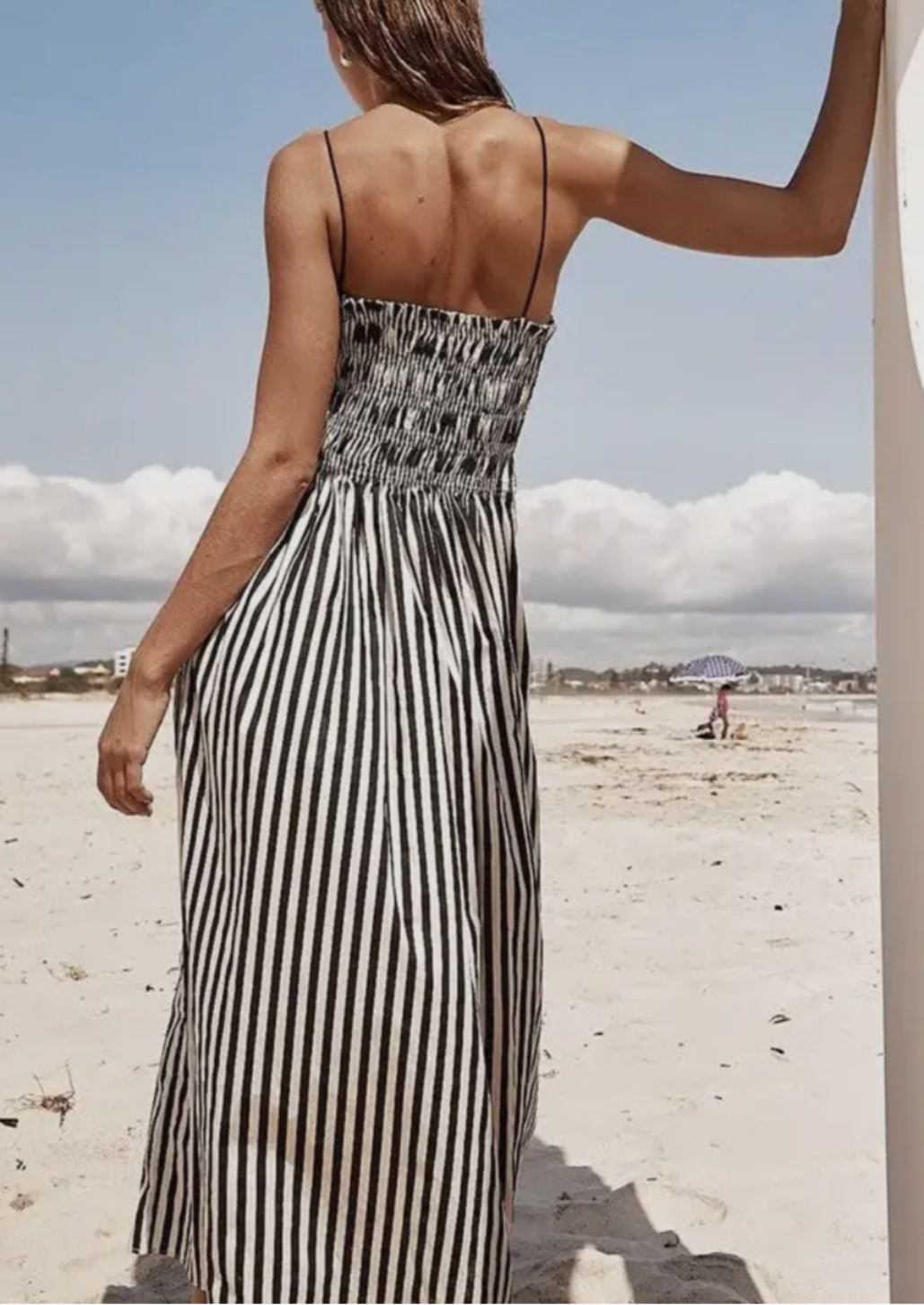 Striped Cami Maxi Dress
