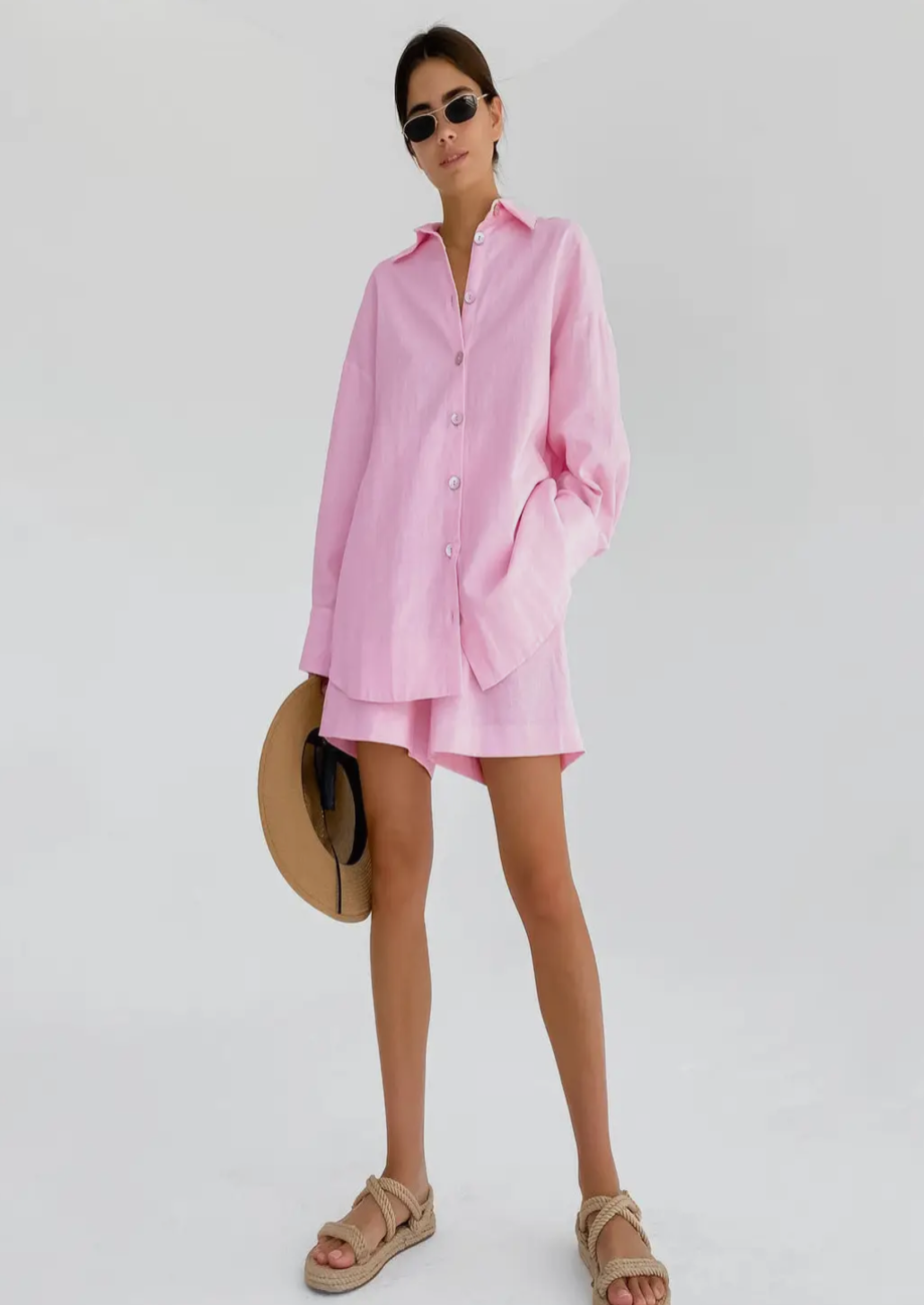 Pink Cotton Shirt
