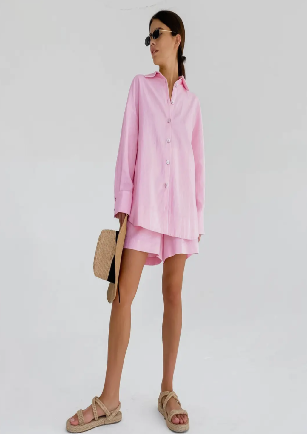 Pink Cotton Shirt