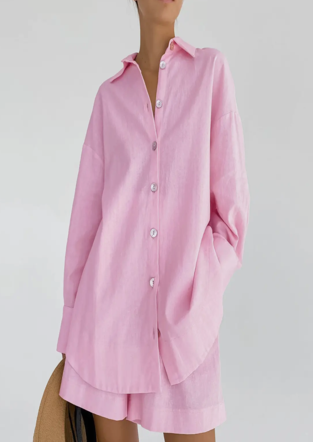 Pink Cotton Shirt