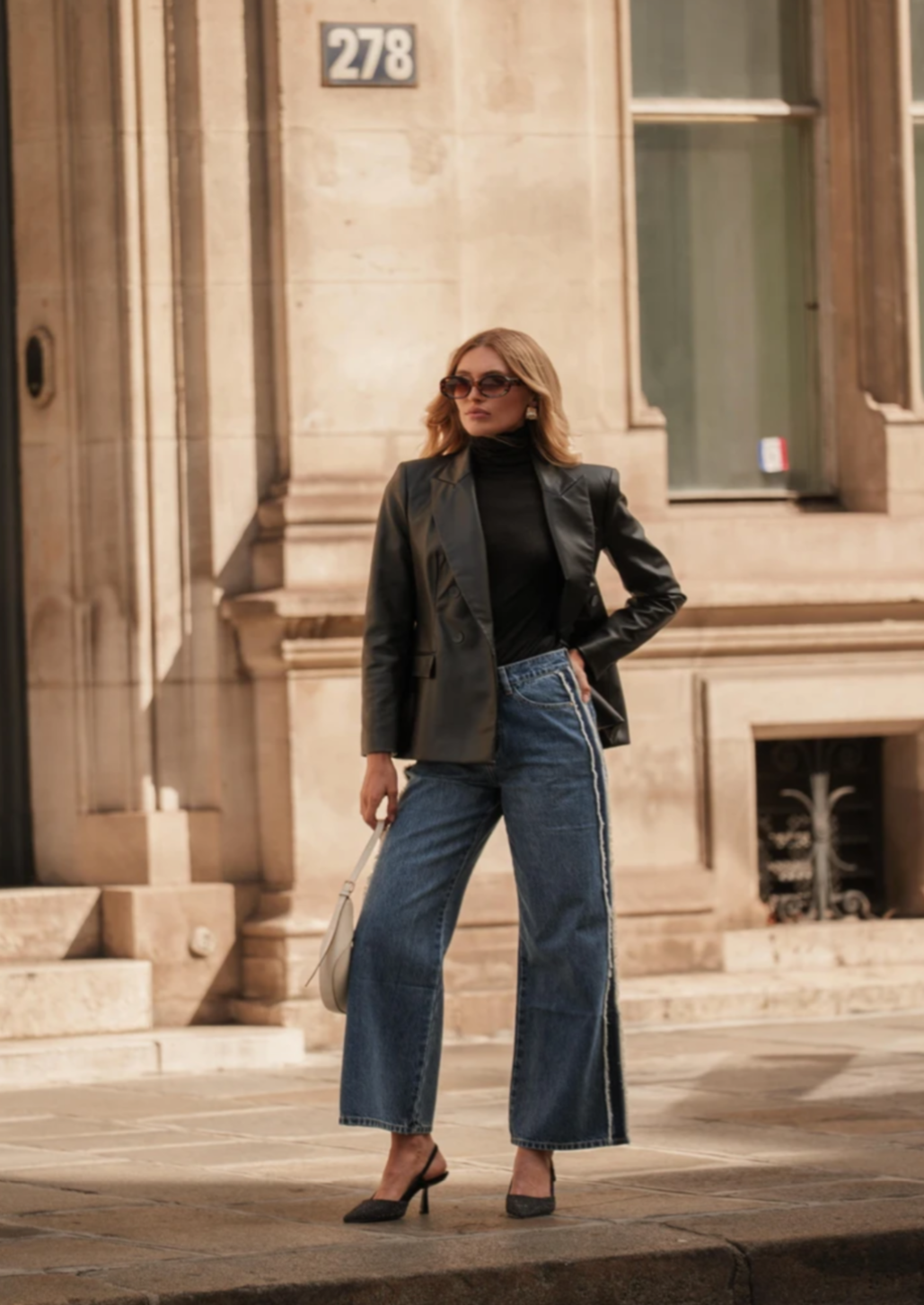Sawyer Straight Leg jean with side fringe