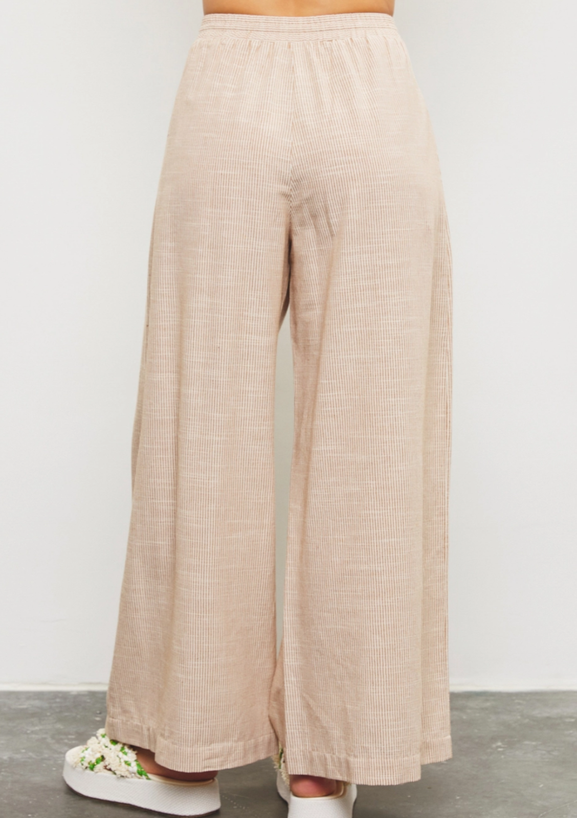 Wide Leg Striped Pants