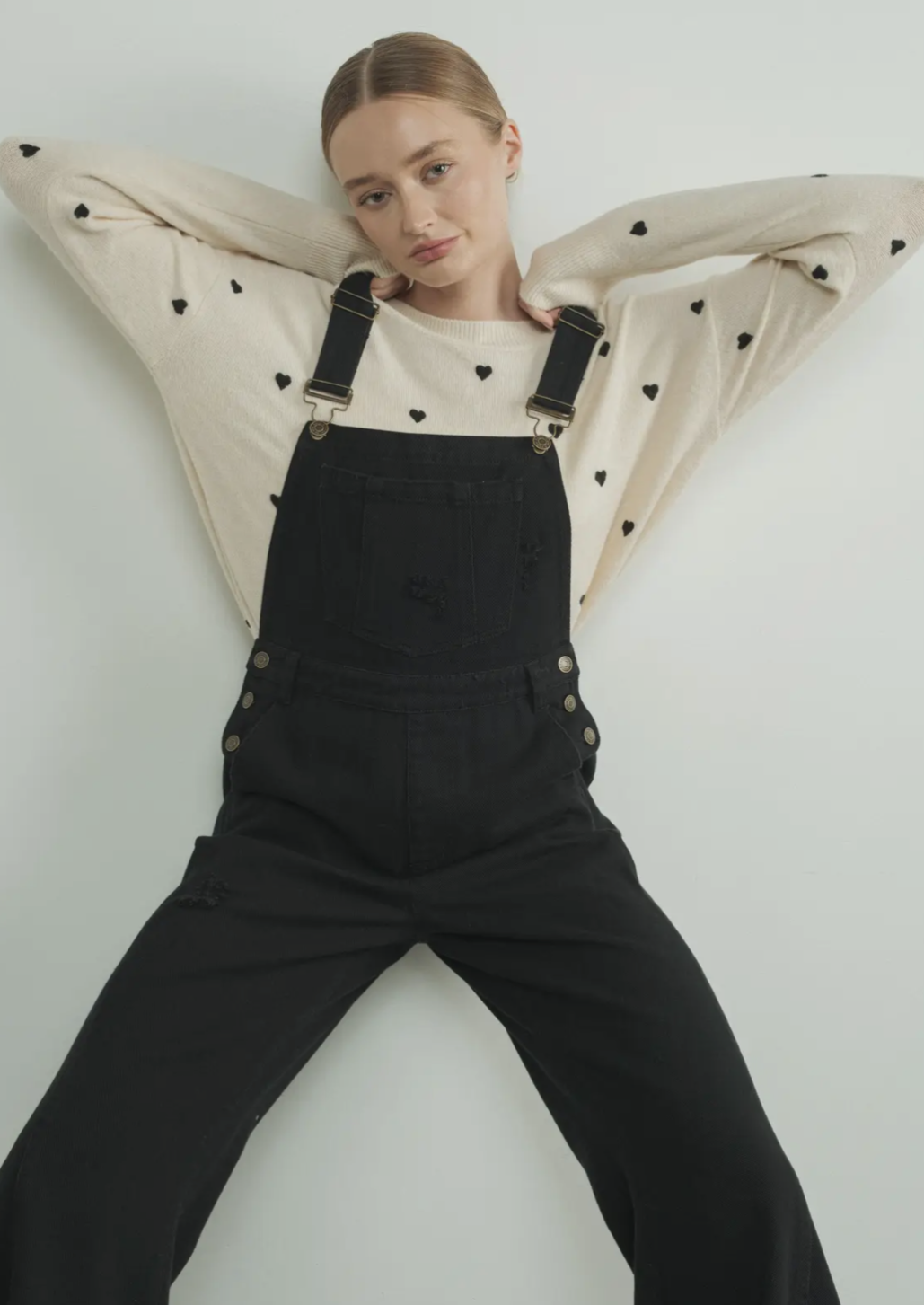 Milly Wide Leg Denim Overall