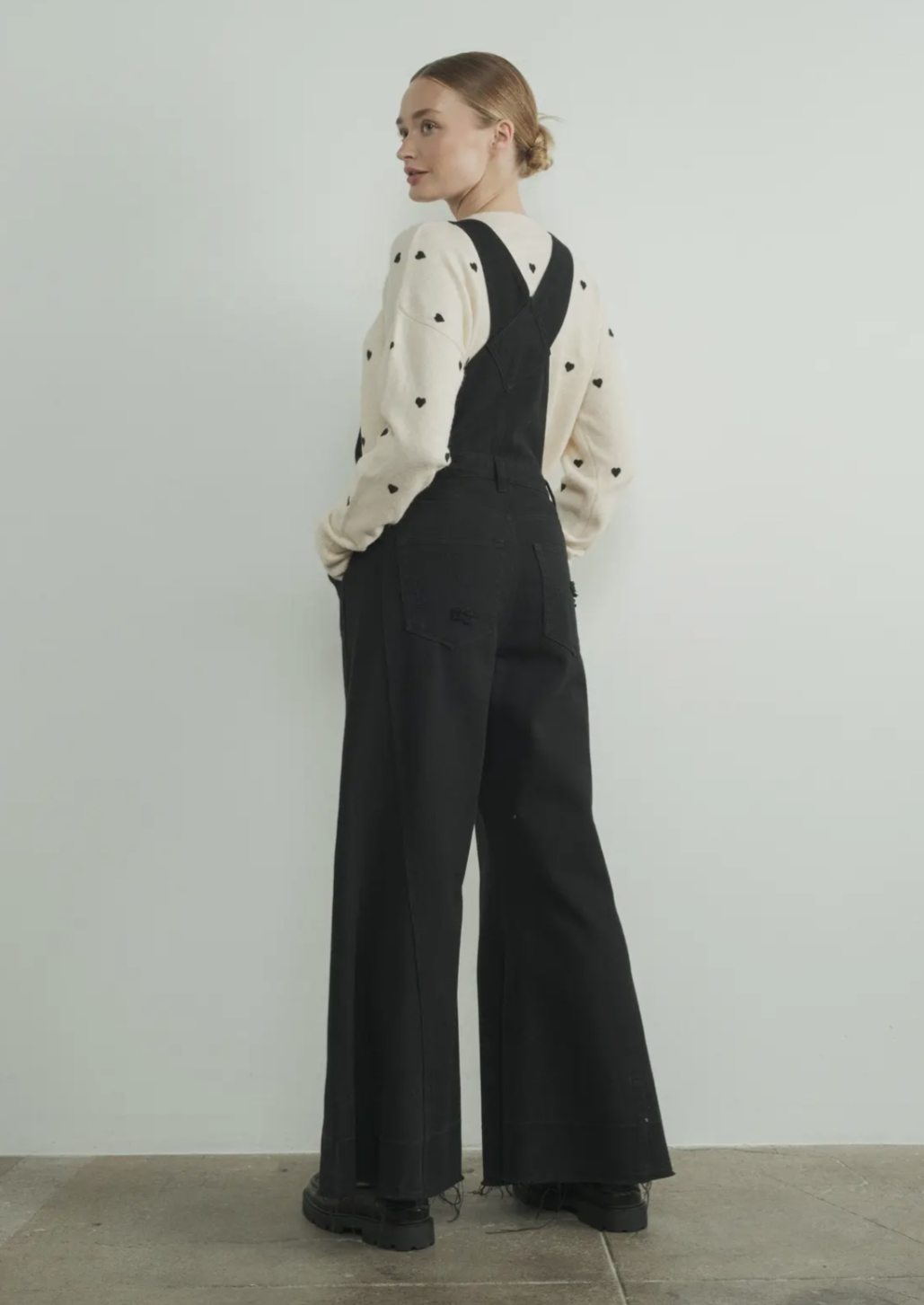 Milly Wide Leg Denim Overall