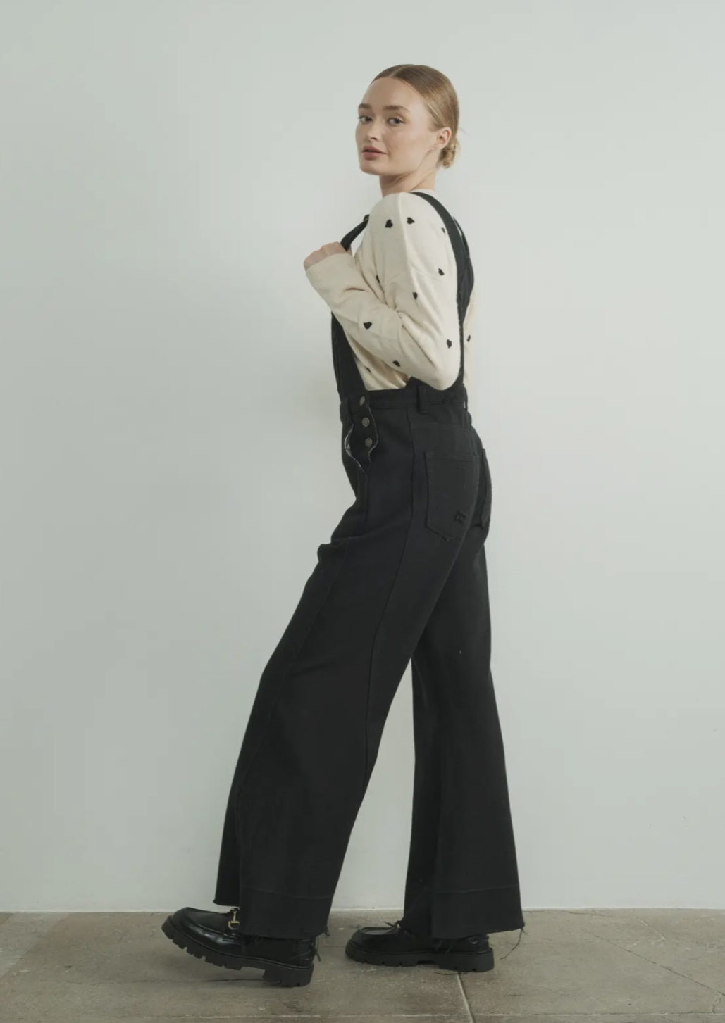Milly Wide Leg Denim Overall