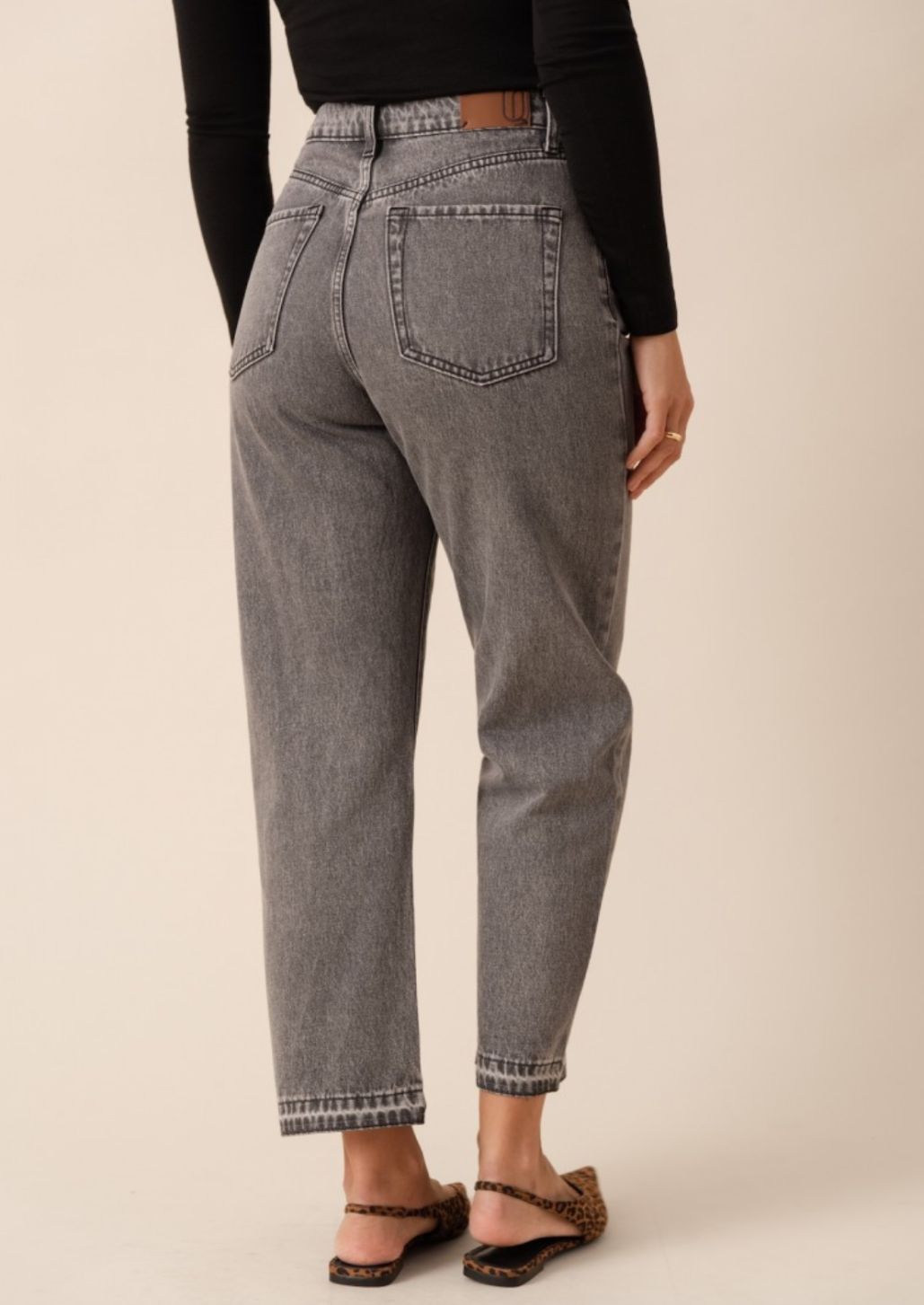 Berry Tapered Grey Jean