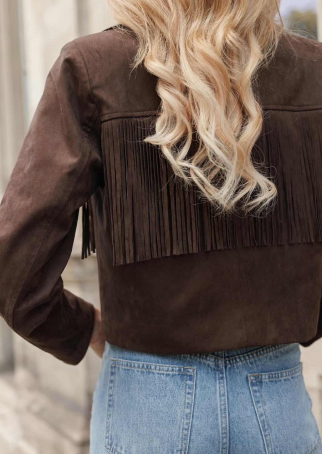 Dory Suede Tassel Jacket