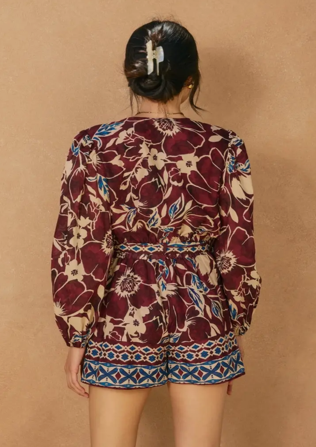 Serene Bubble Sleeve Playsuit