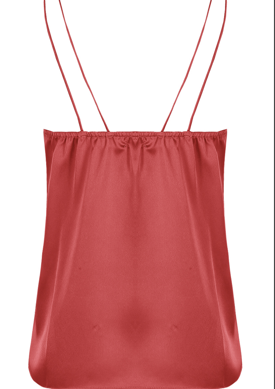 Fuchsia Double Strap Satin Cami