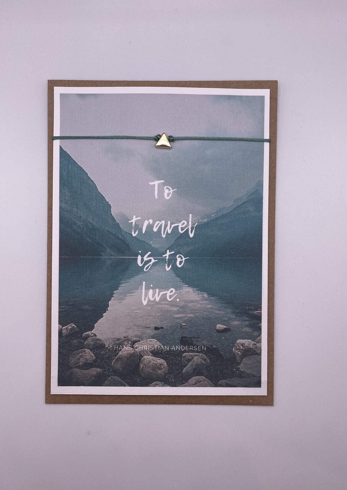 Narratorium Quote Bracelet Travel Lover