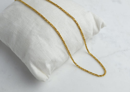 Gold Plated Sterling Silver Star Dust Necklace