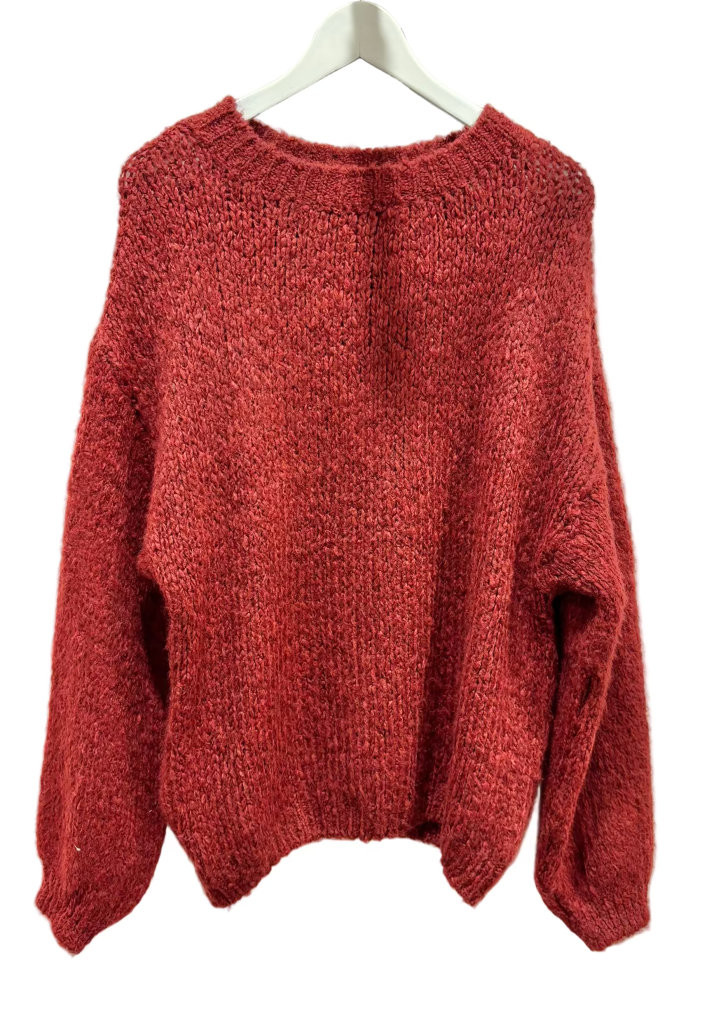 Burgundy Oversized Jumper