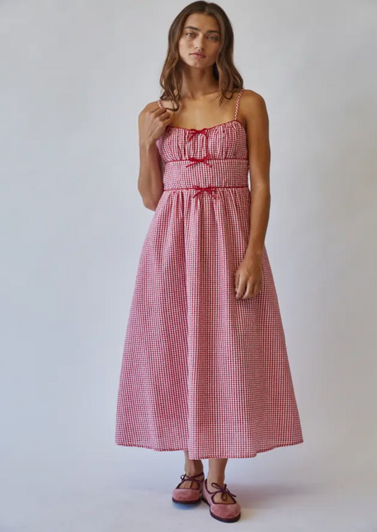 Sweet Escape Picnic Bow Dress