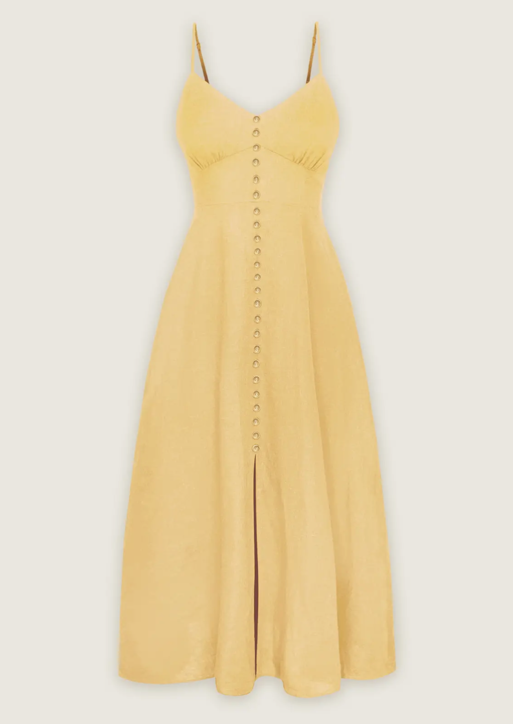 Heaven Sent Butter Yellow Dress