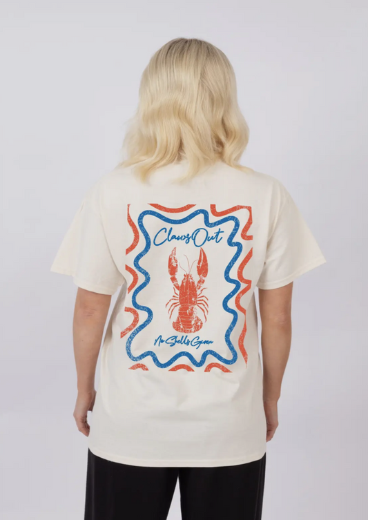 Claws Out Seafood Printed T Shirt