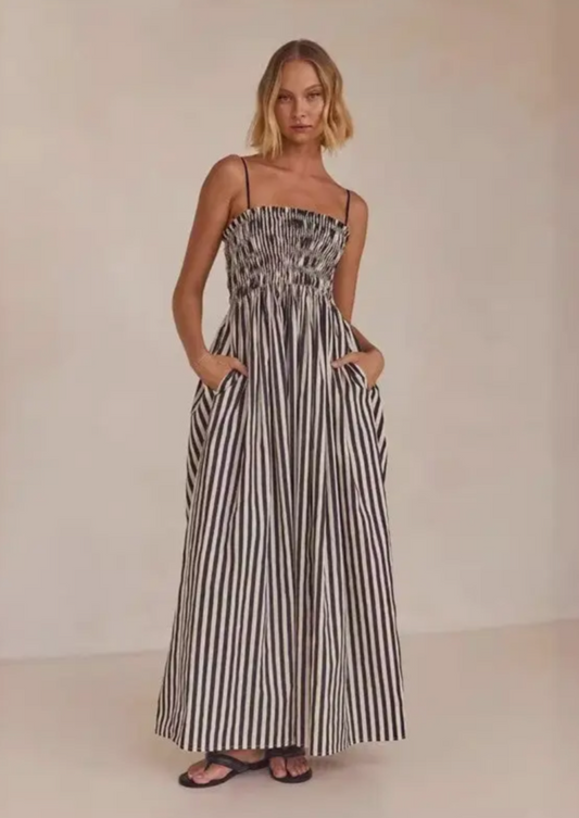 Striped Cami Maxi Dress