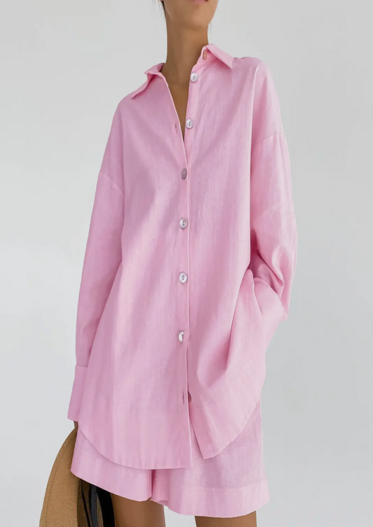 Pink Cotton Shirt