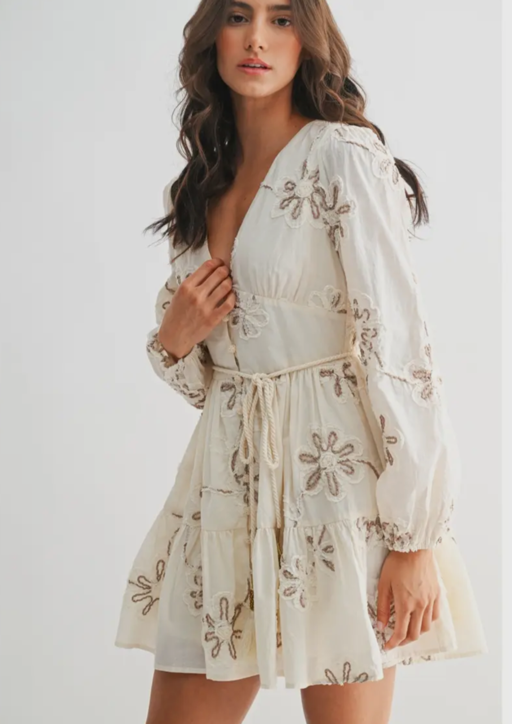 Embroidery Floral Florence Dress