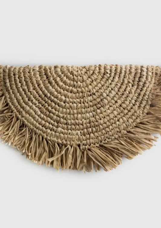 Straw Grass Raffia Clutch