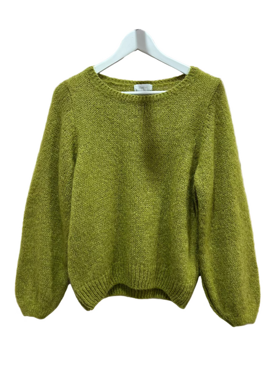Green Mohair Jumper