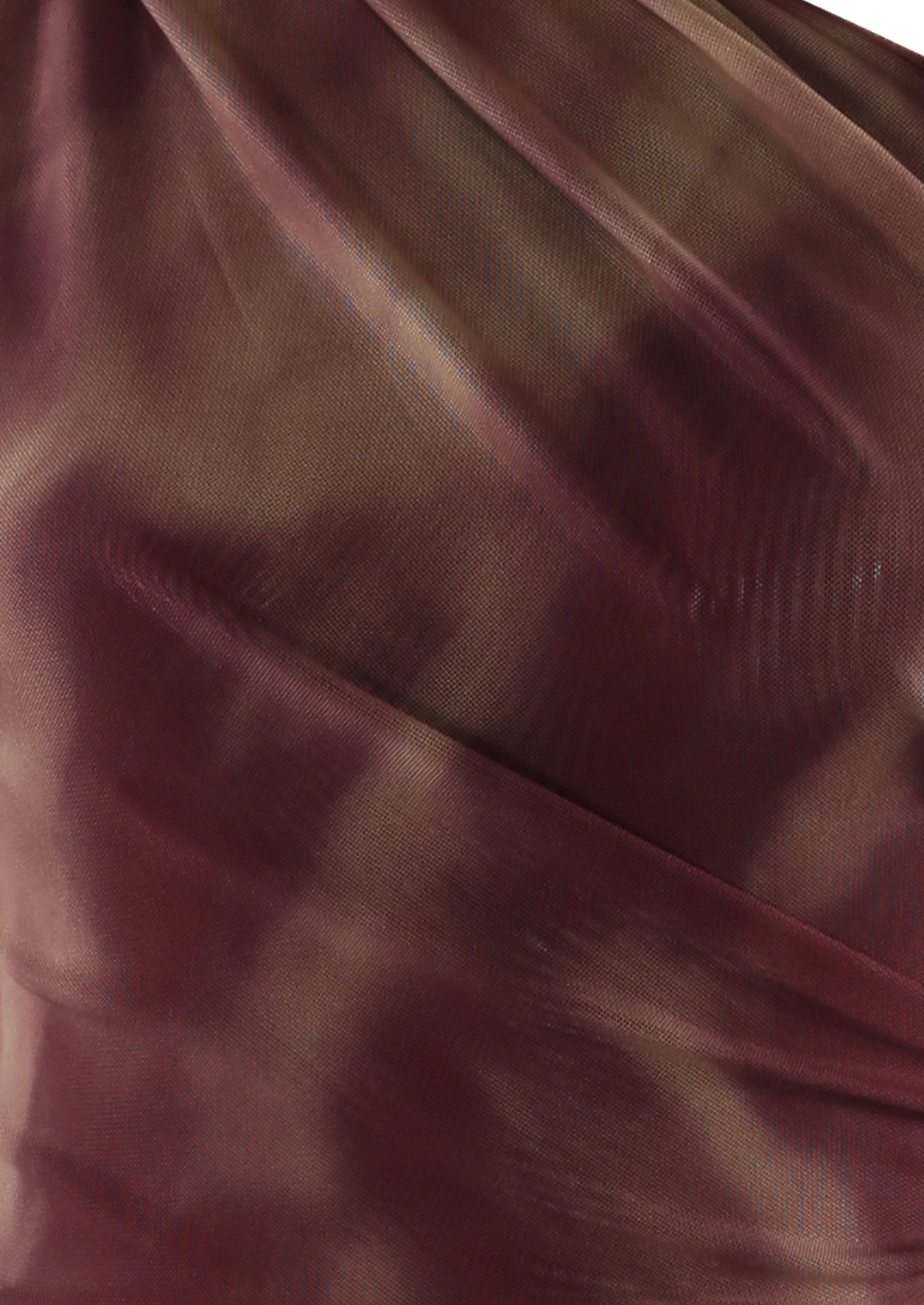 Marble Print Asymmetric Maxi Dress