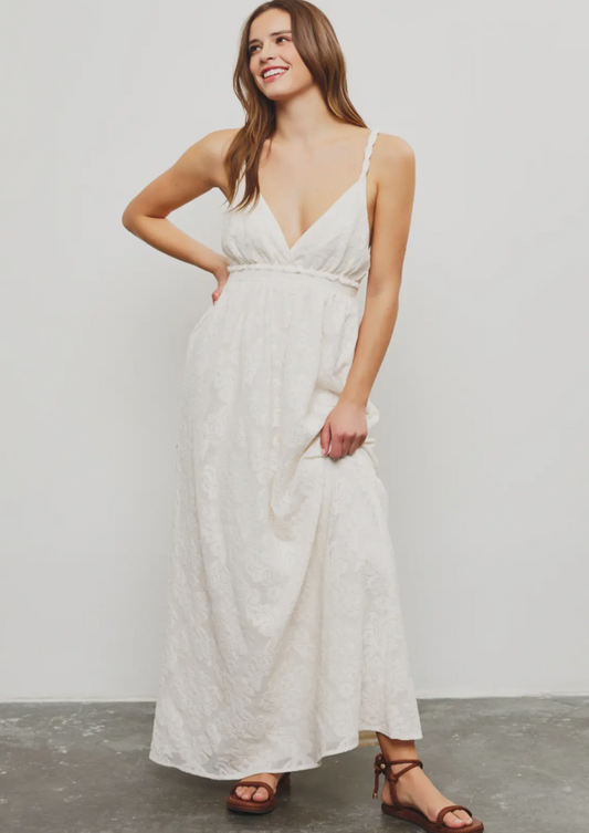 Cross Back Detail Maxi Dress