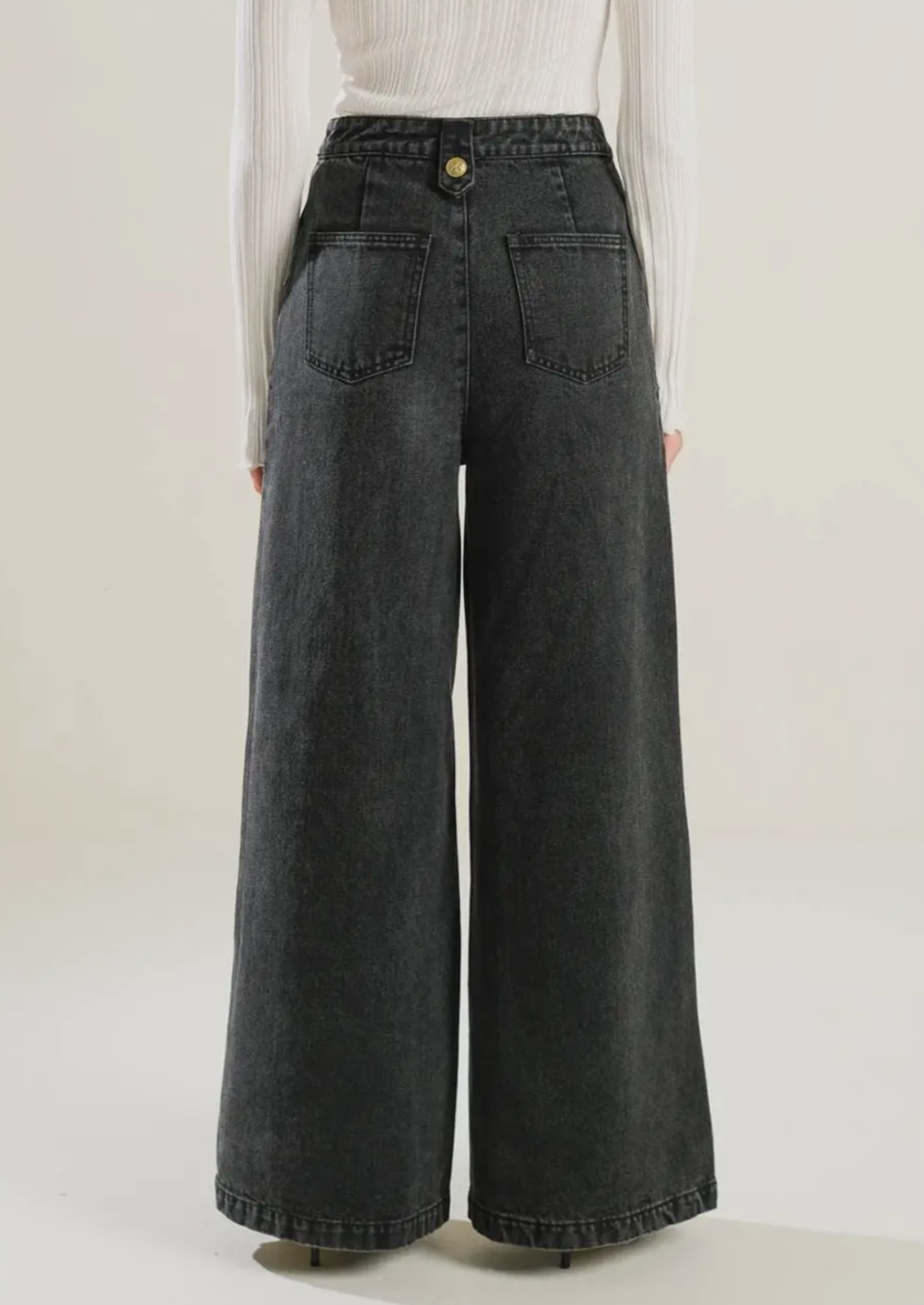 Washed Denim Jeans