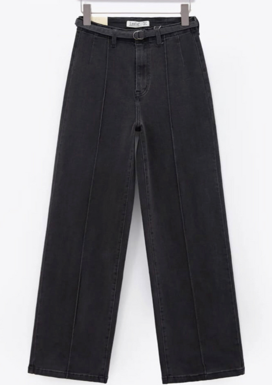 Front Seam Graphite Dad Fit Jean