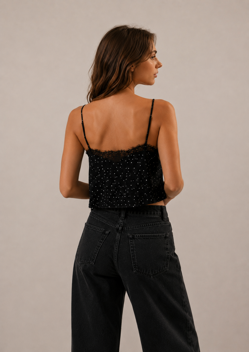 Tiny Dotted Cami Top