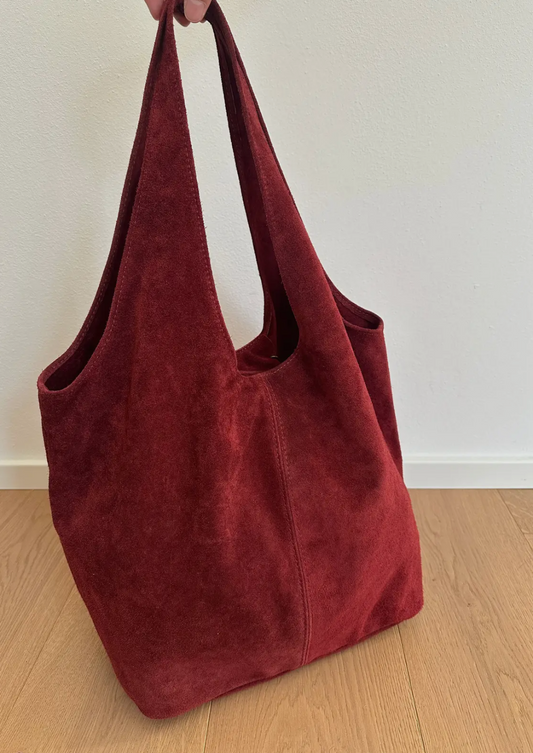 Burgundy Vegas Hobo Bag