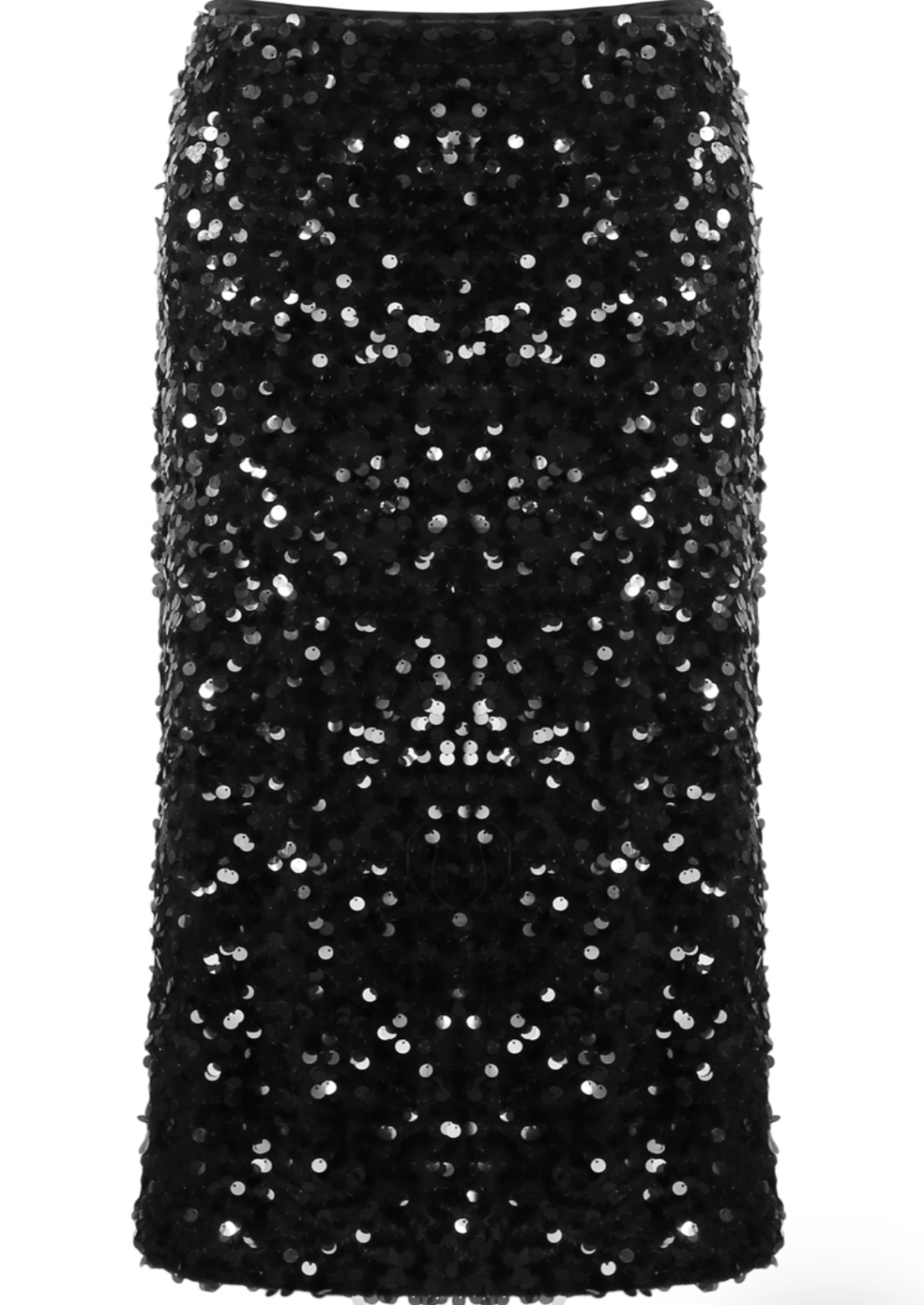 Sequin Disc Midi Skirt