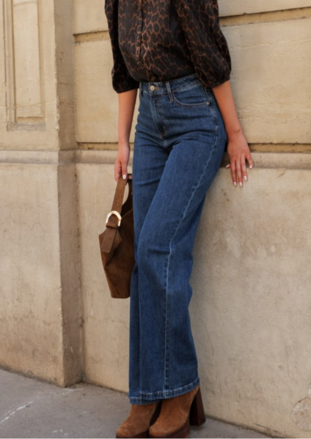 Gabriel Blue Wide Leg Jean