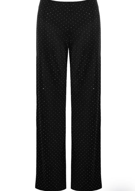 Studded Wide Leg Trouser