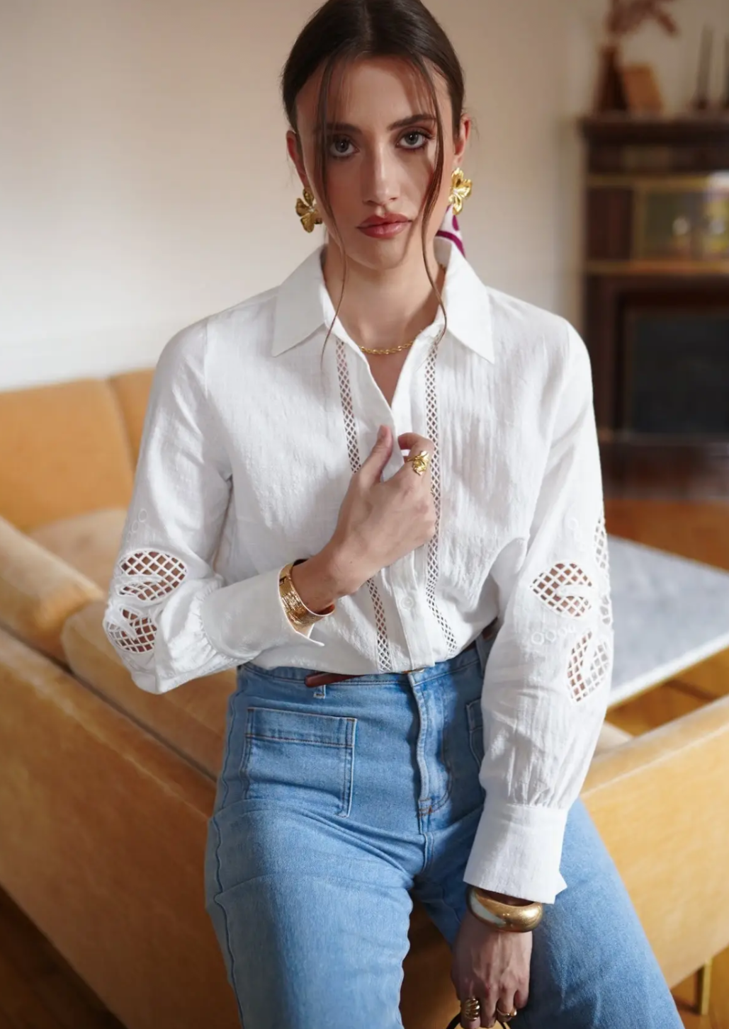 Iiza Cut out Shirt