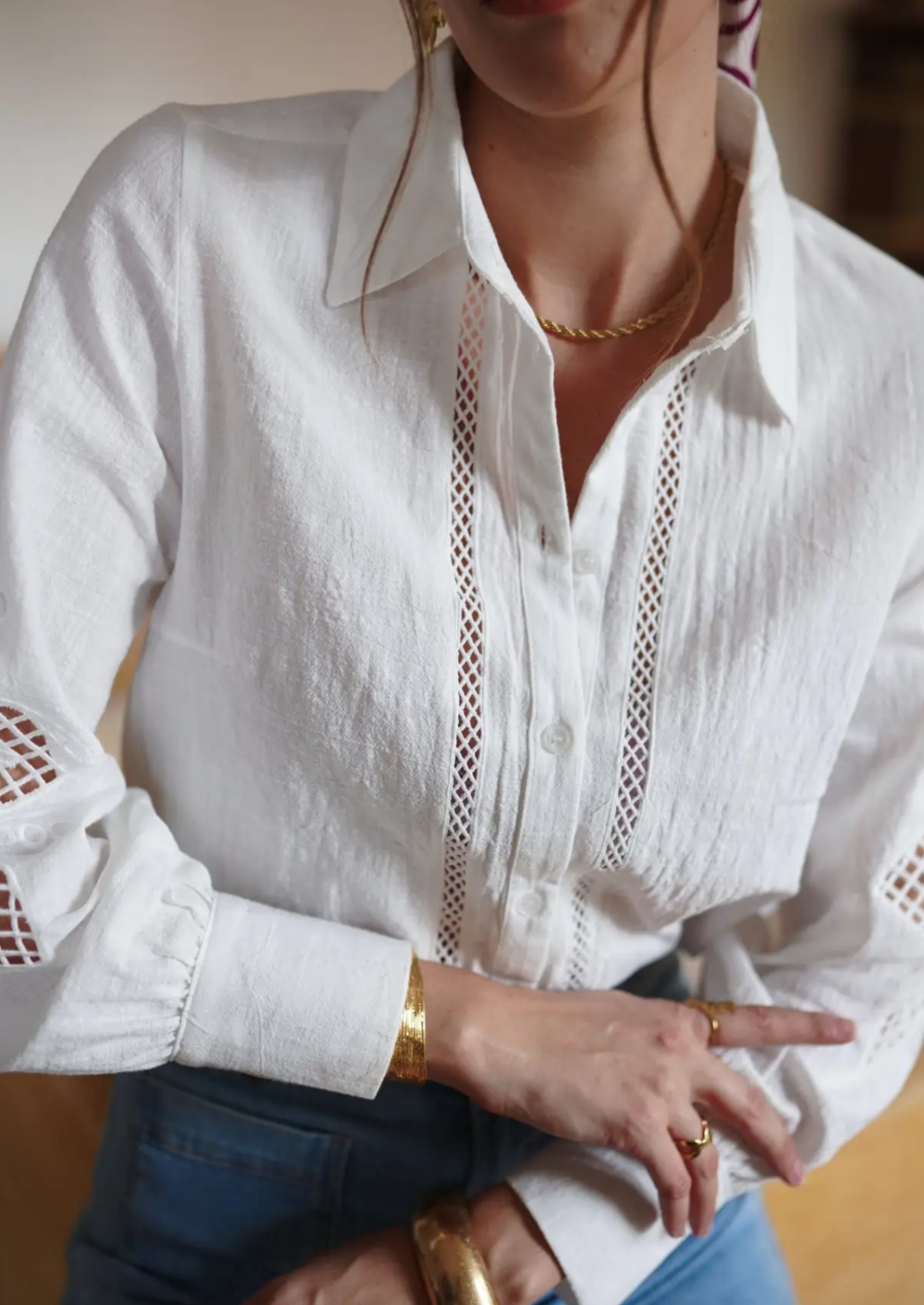Iiza Cut out Shirt