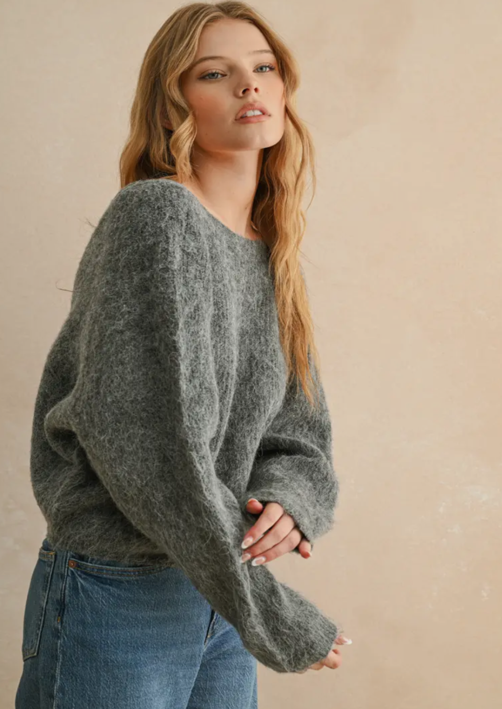 Twisted Detail Reversible Jumper