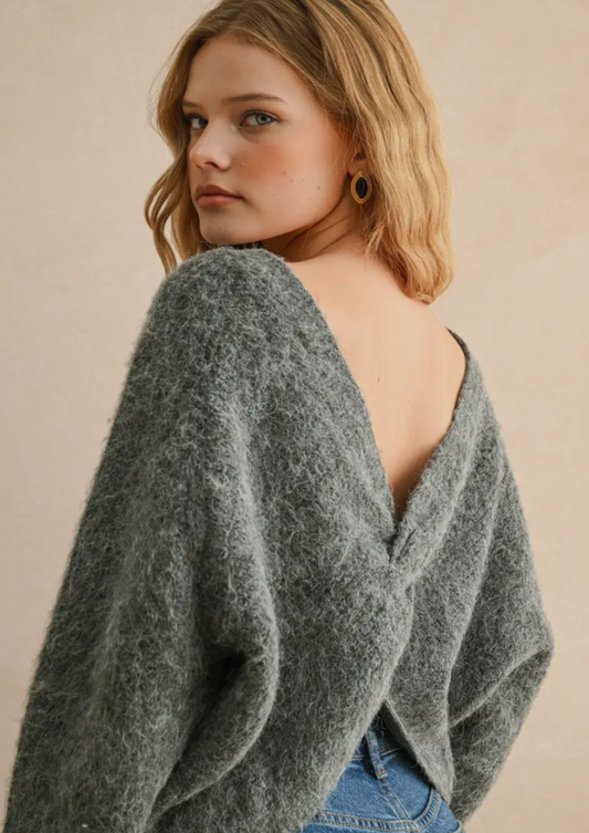 Twisted Detail Reversible Jumper