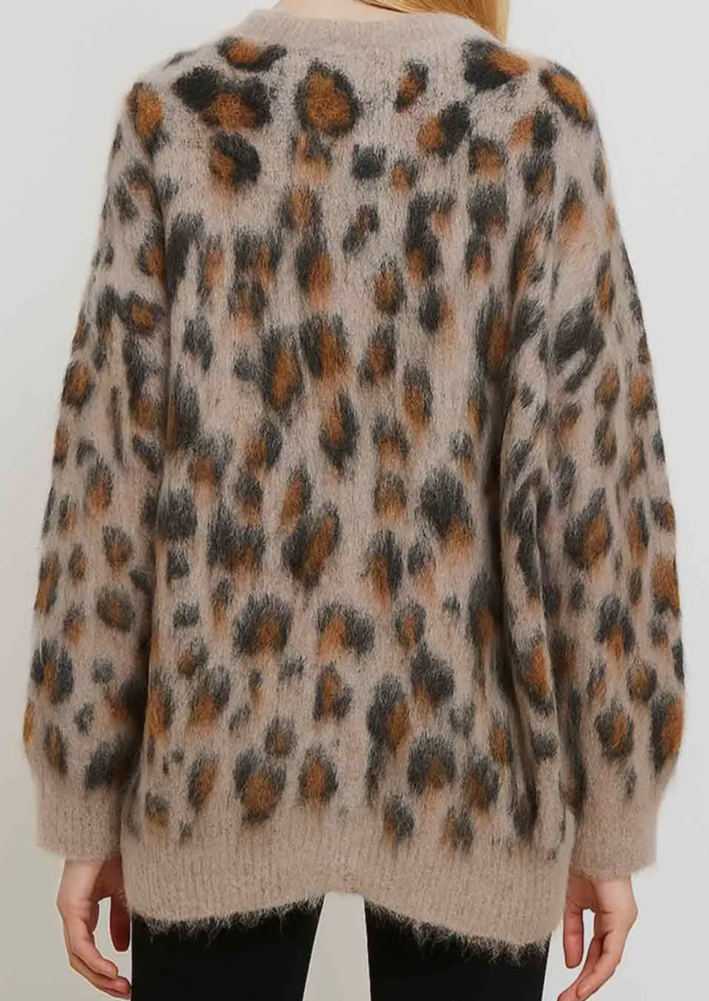 Cleo Leopard Print Cardigan