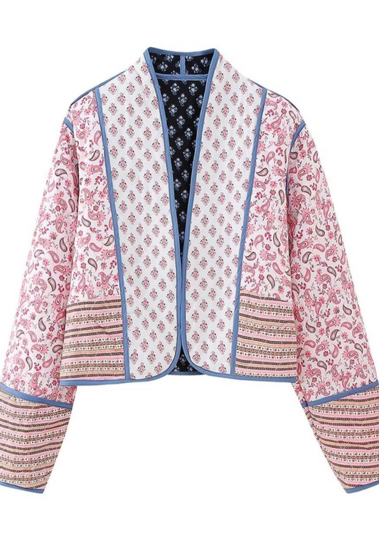 Reversible Printed Floral Jacket