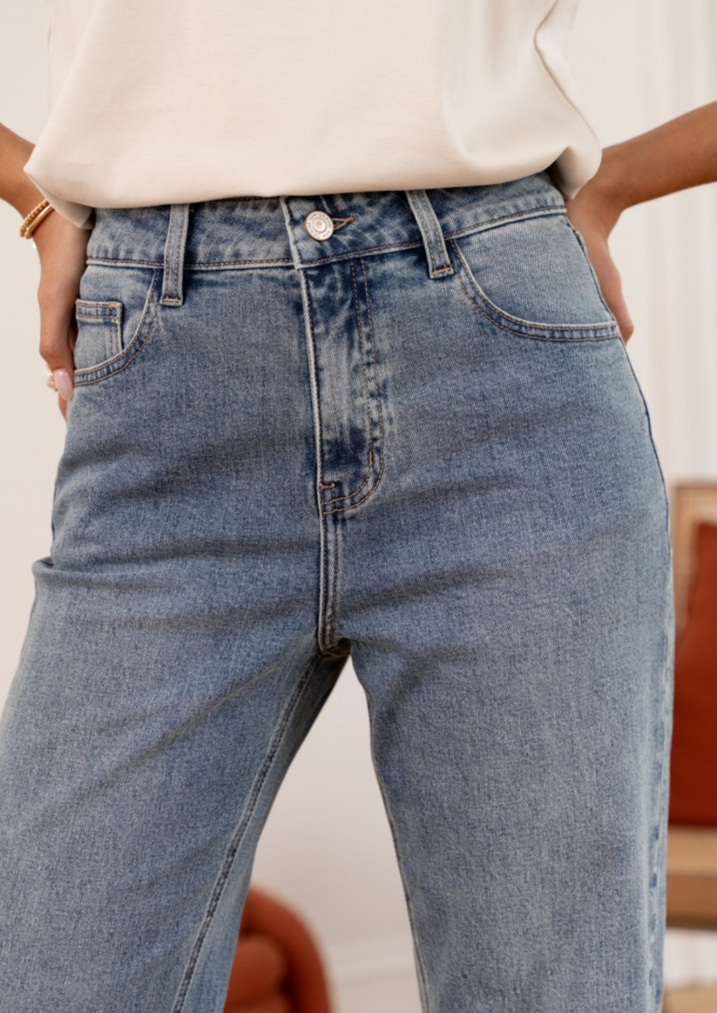 Solange Straight Leg Jean