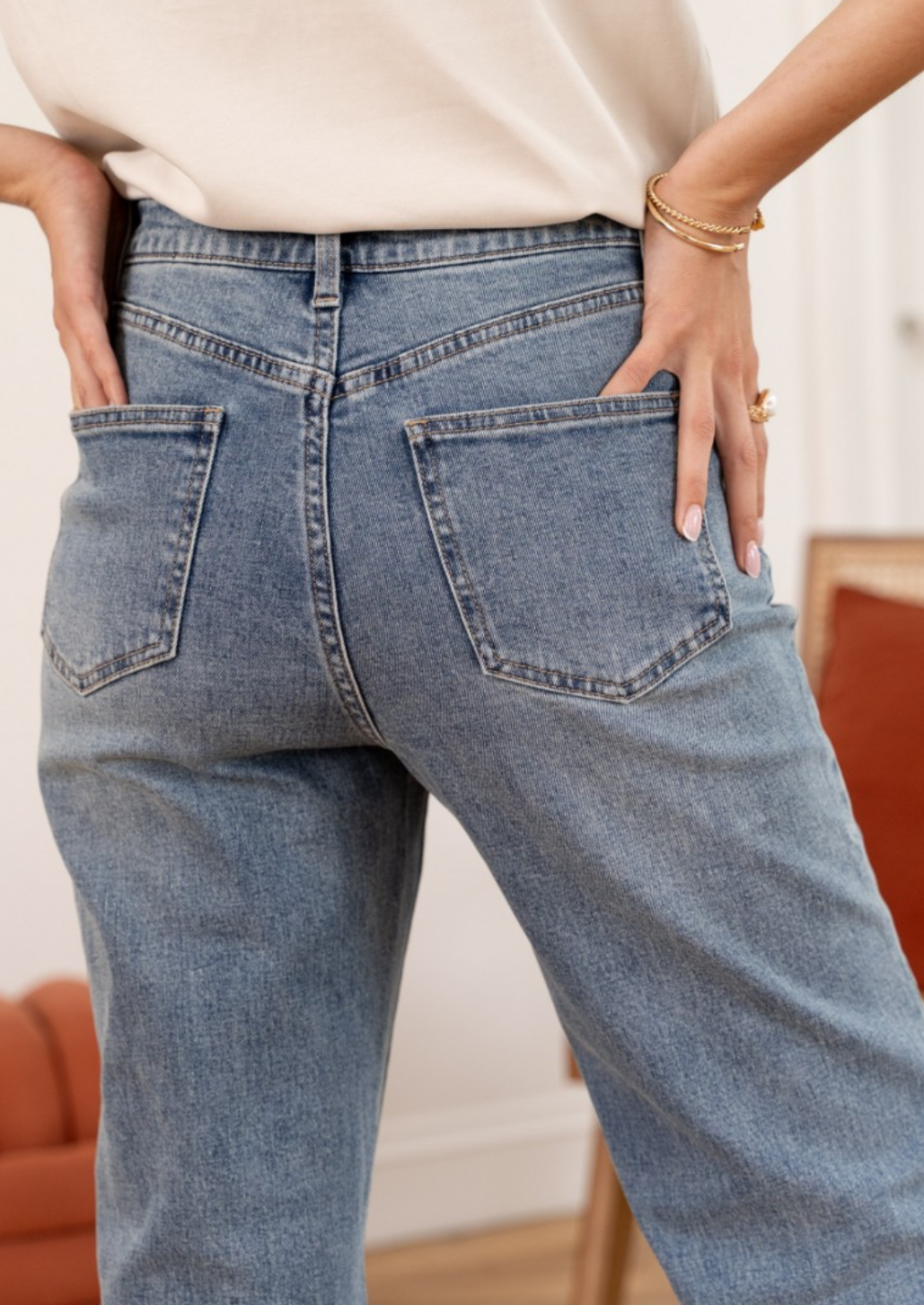 Solange Straight Leg Jean