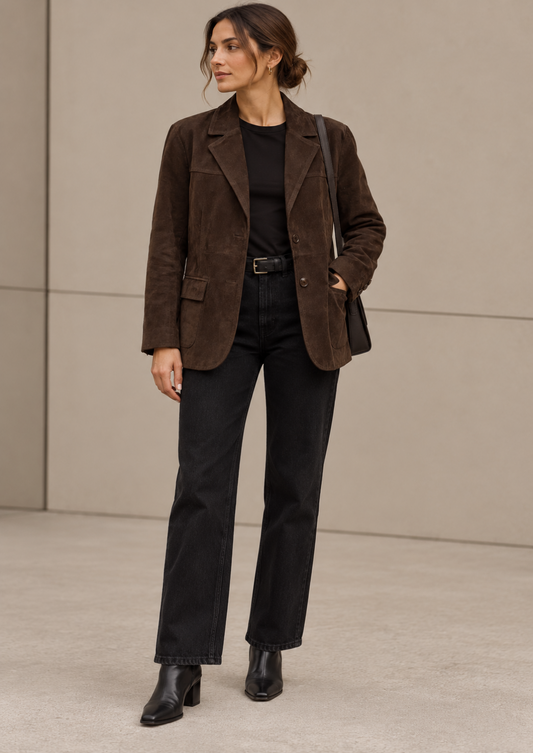 Whitney Chocolate Blazer
