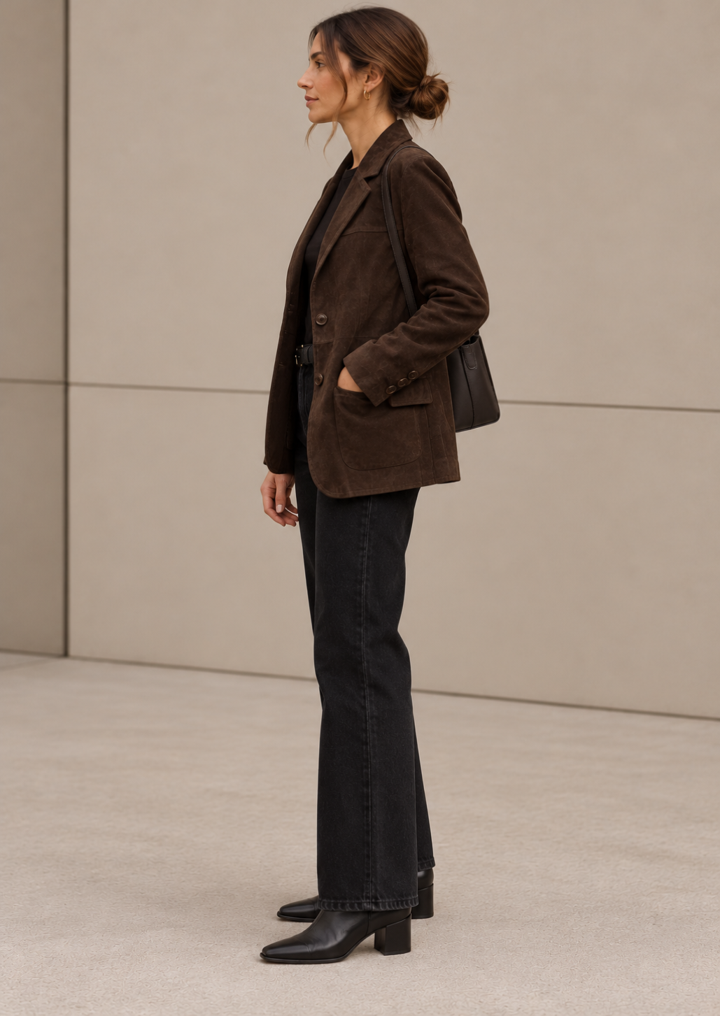 Whitney Chocolate Blazer