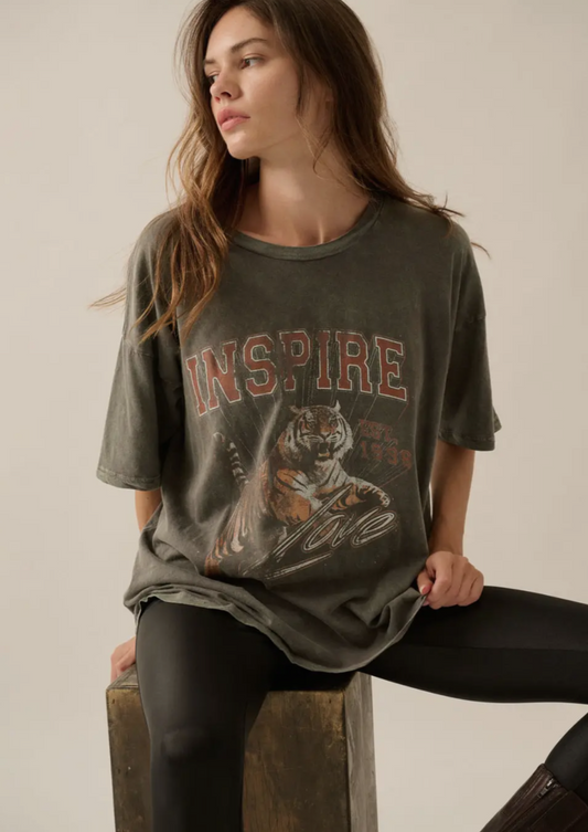 Inspired Tiger Vintage Graphic T shirt