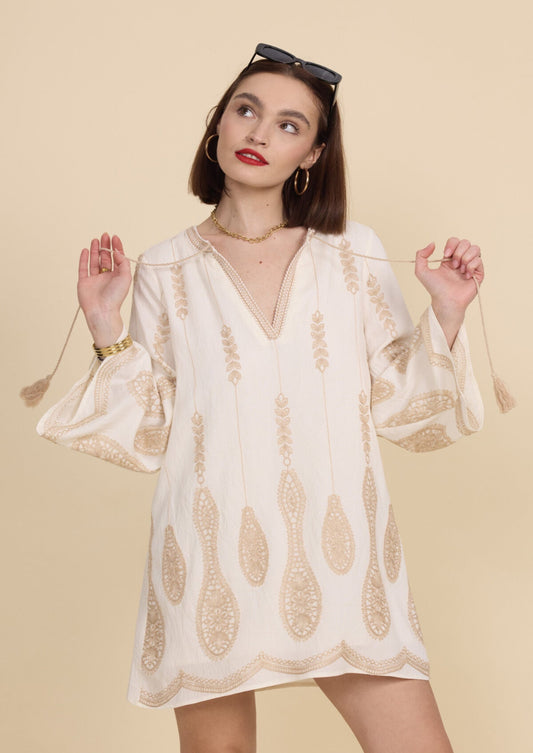 Broidery Tunic Dress