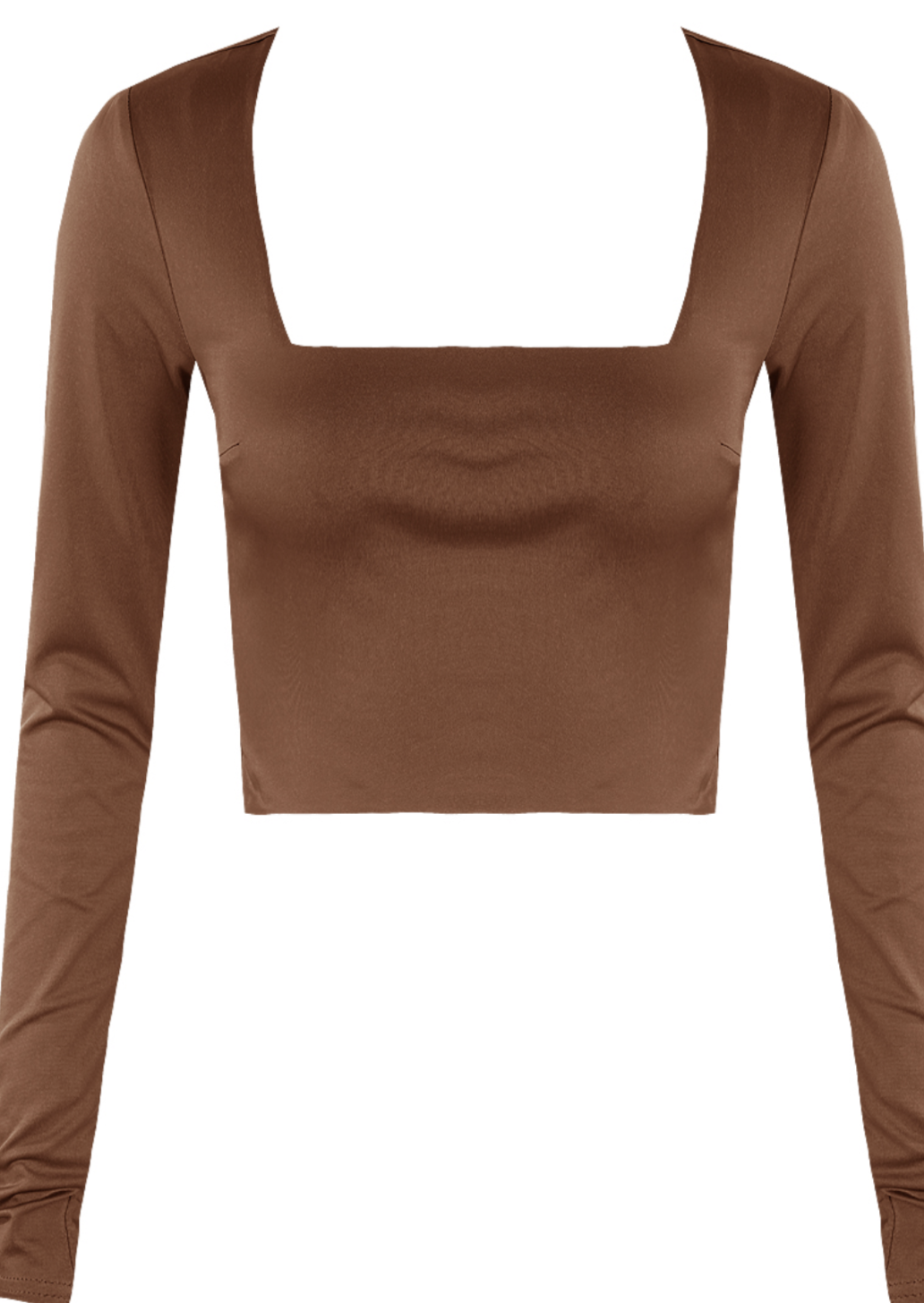 Square Neckline Crop Top