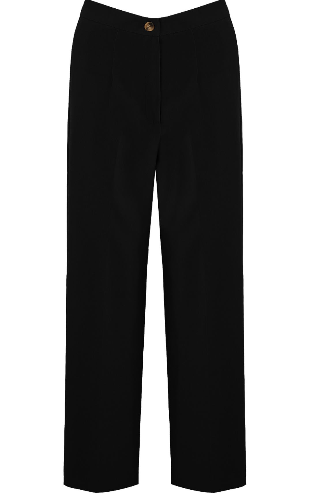 Black Tailored Cropped Trousers